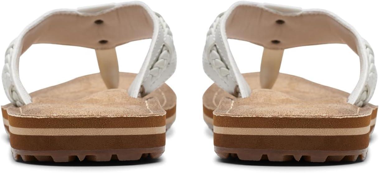 imageClarks Womens Fenner Nerice Flip FlopOffwhite