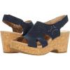 Navy Leather