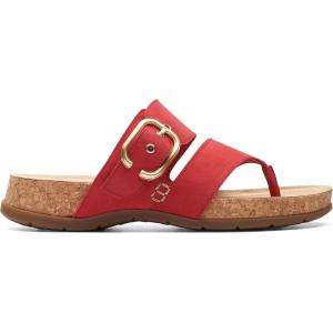 Clarks Women’s Reileigh Park(Cherry Nubuck)