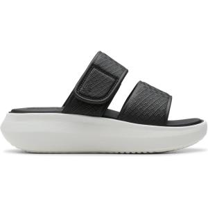 Clarks womens Solevana Star(Black Synthetic)