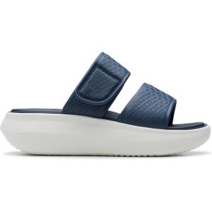 Clarks womens Solevana Star(Navy Synthetic)