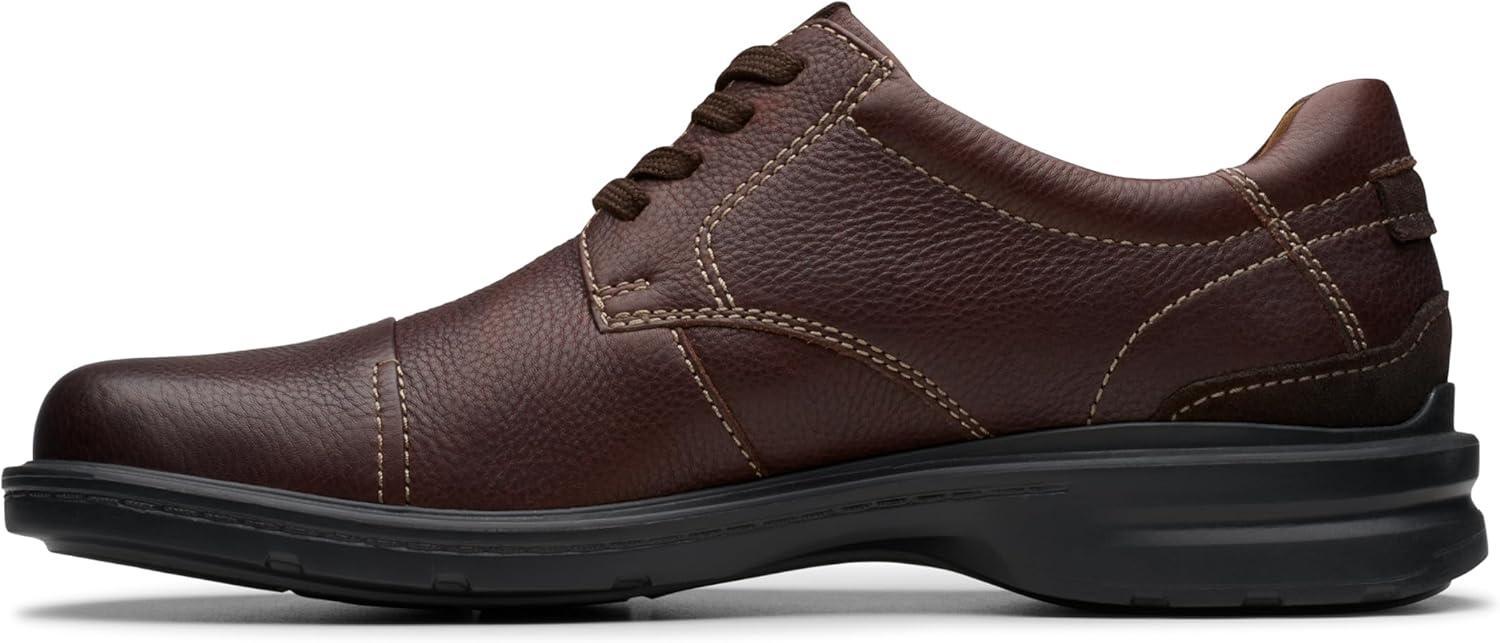 imageClarks Mens Gessler CapBlack Leather