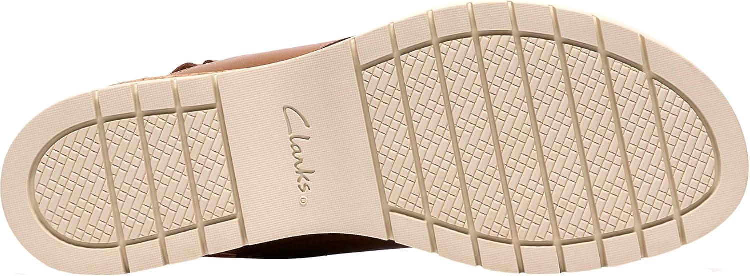 imageClarks Womens Diaz Cross Wedge SandalTan Leather