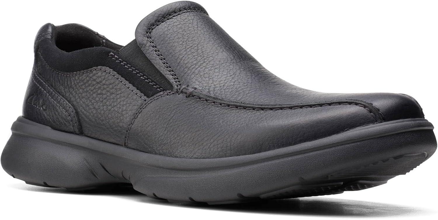 imageClarks Mens Bradley StepBlack Tumbled