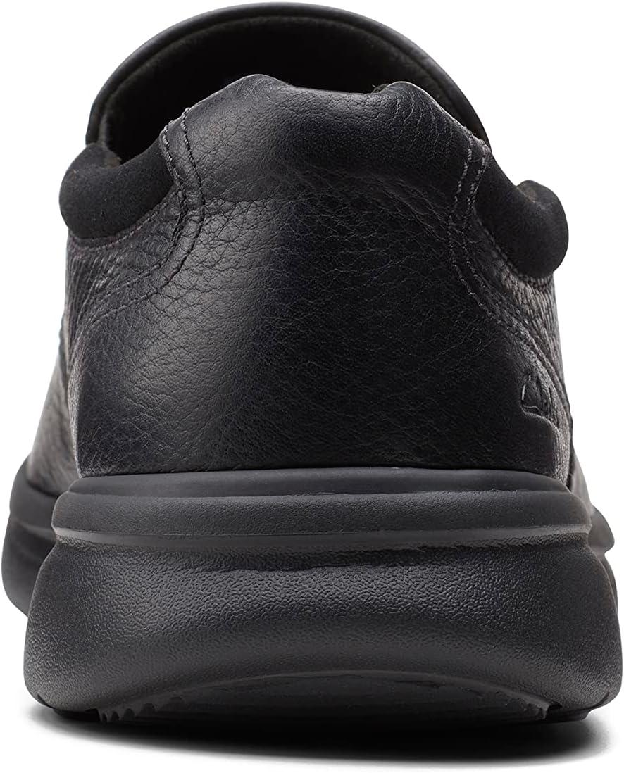 imageClarks Mens Bradley StepBlk Tumbled Lea