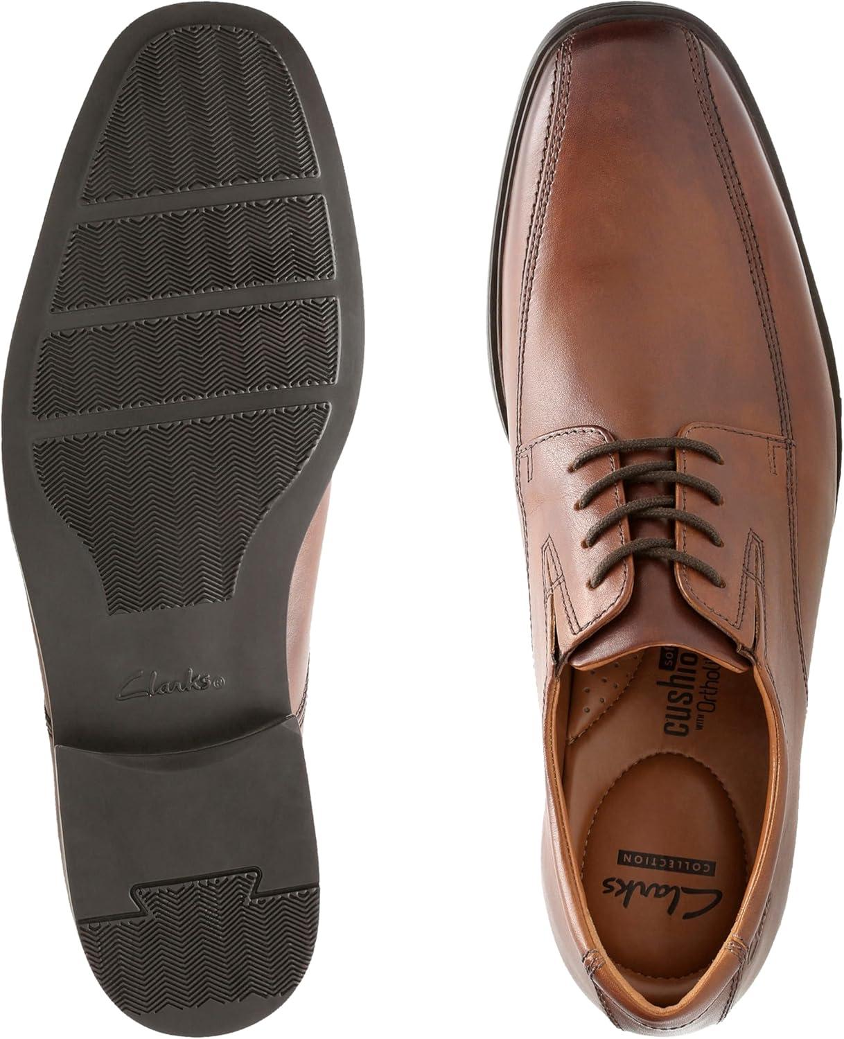 imageClarks Mens Derby LaceupBrown Dark Tan Lea