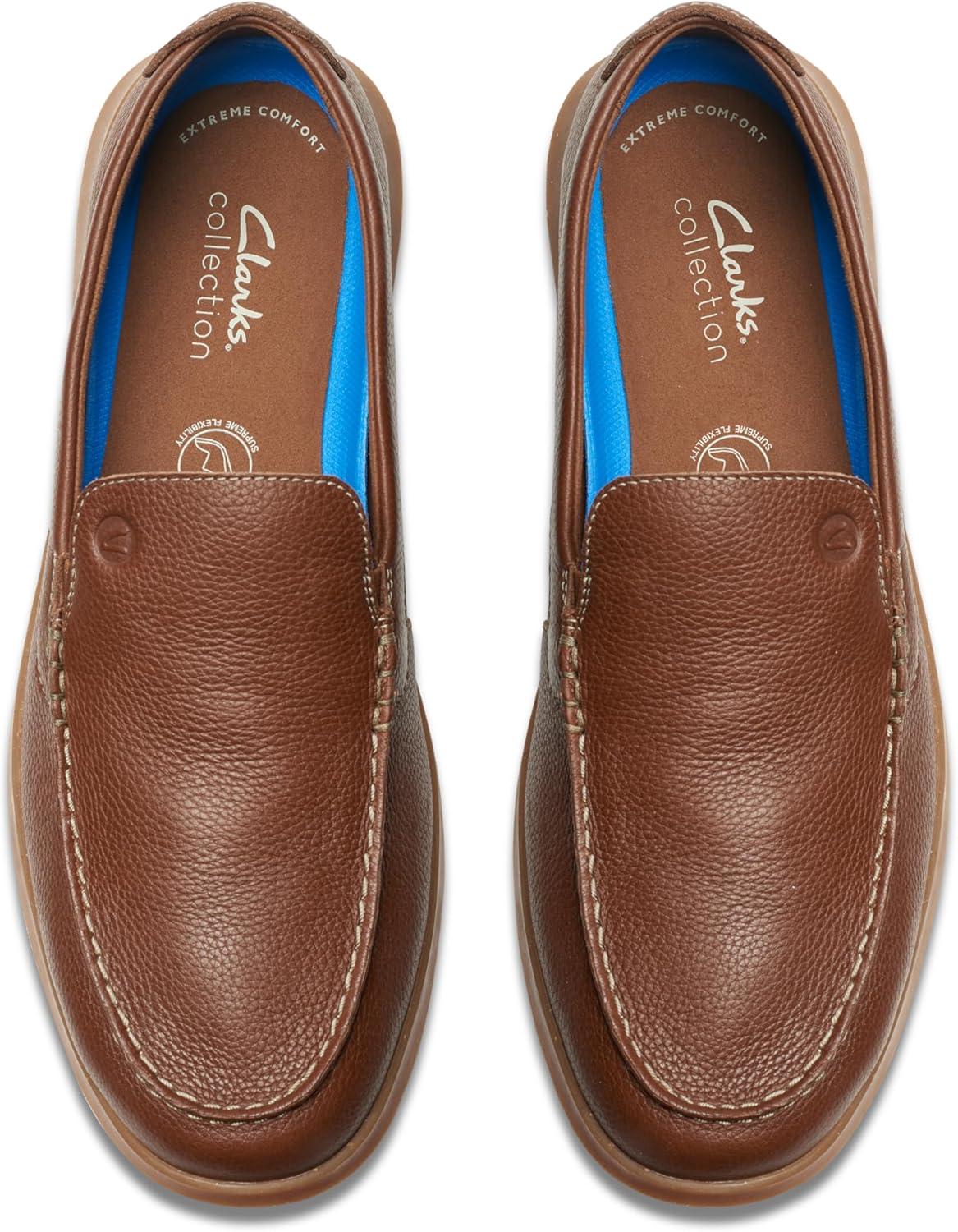 imageClarks Mens Flexway StepLight Brown Lea