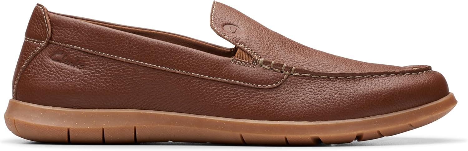 imageClarks Mens Flexway StepLight Brown Lea