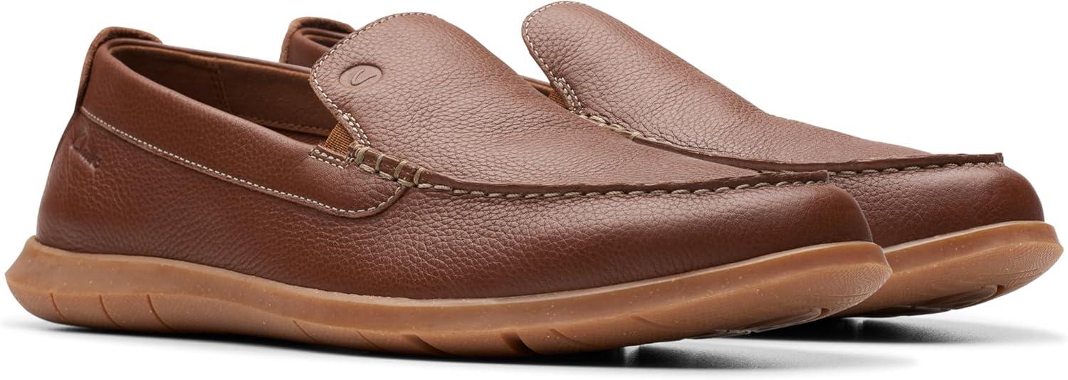 imageClarks Mens Flexway StepLight Brown Lea