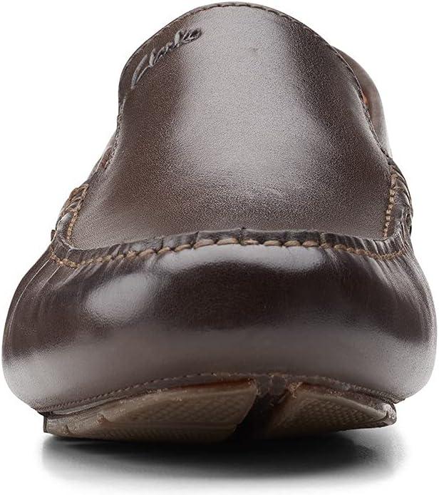 imageClarks Mens Markman PlainDriving Style LoaferDark Brown Leather