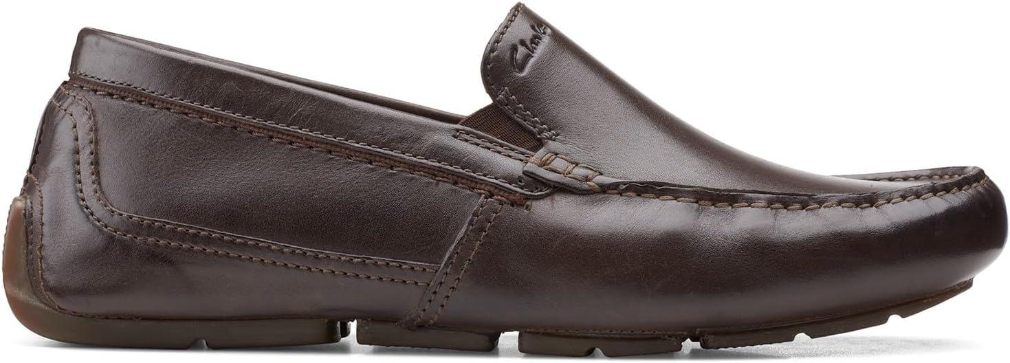 imageClarks Mens Markman PlainDriving Style LoaferDark Brown Leather