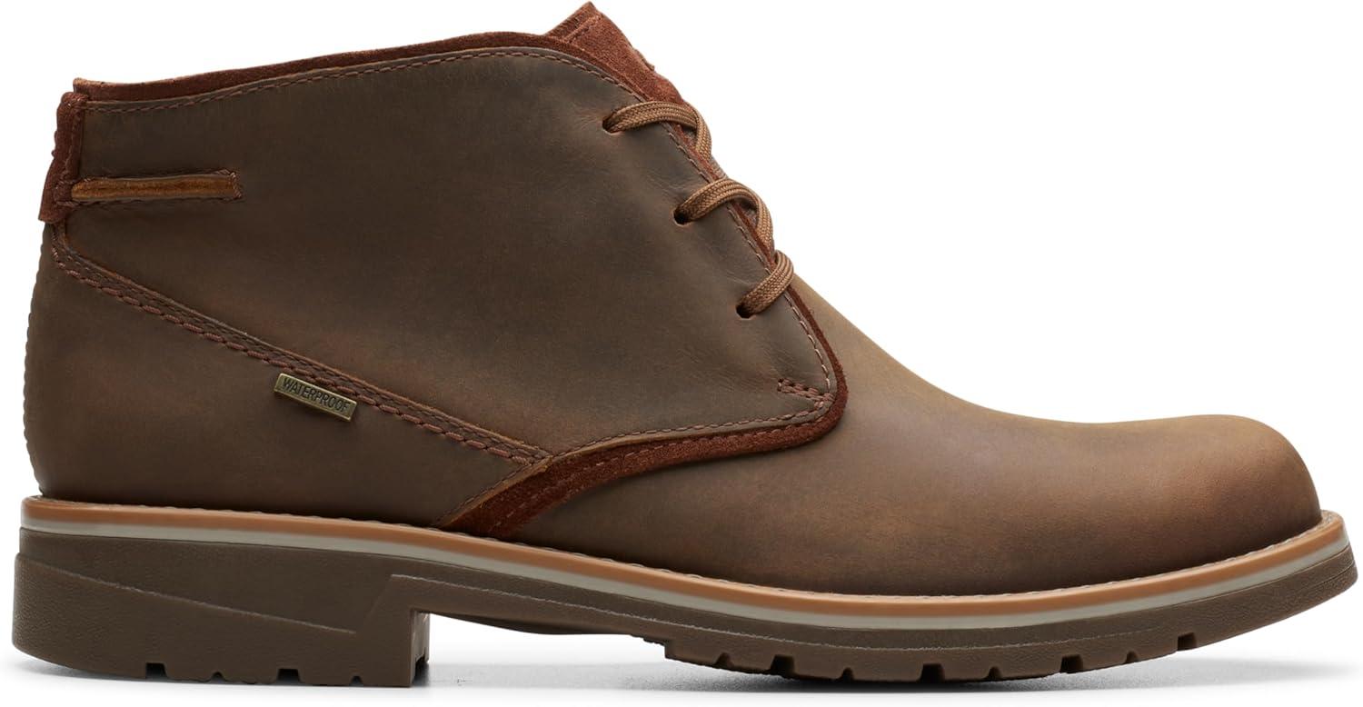 imageClarks Mens Morris Peak WaterproofBeeswax Leather