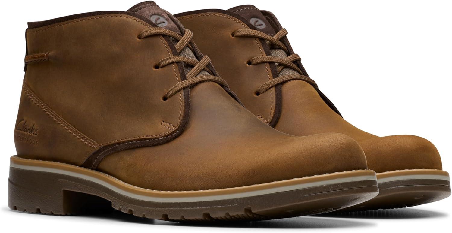 imageClarks Mens Morris Peak WaterproofBeeswax Leather