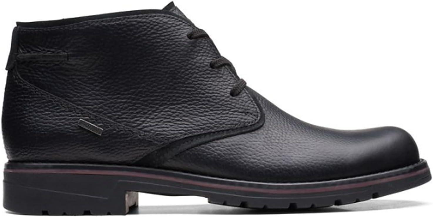 imageClarks Mens Morris Peak WaterproofBlack Tumbled Leather