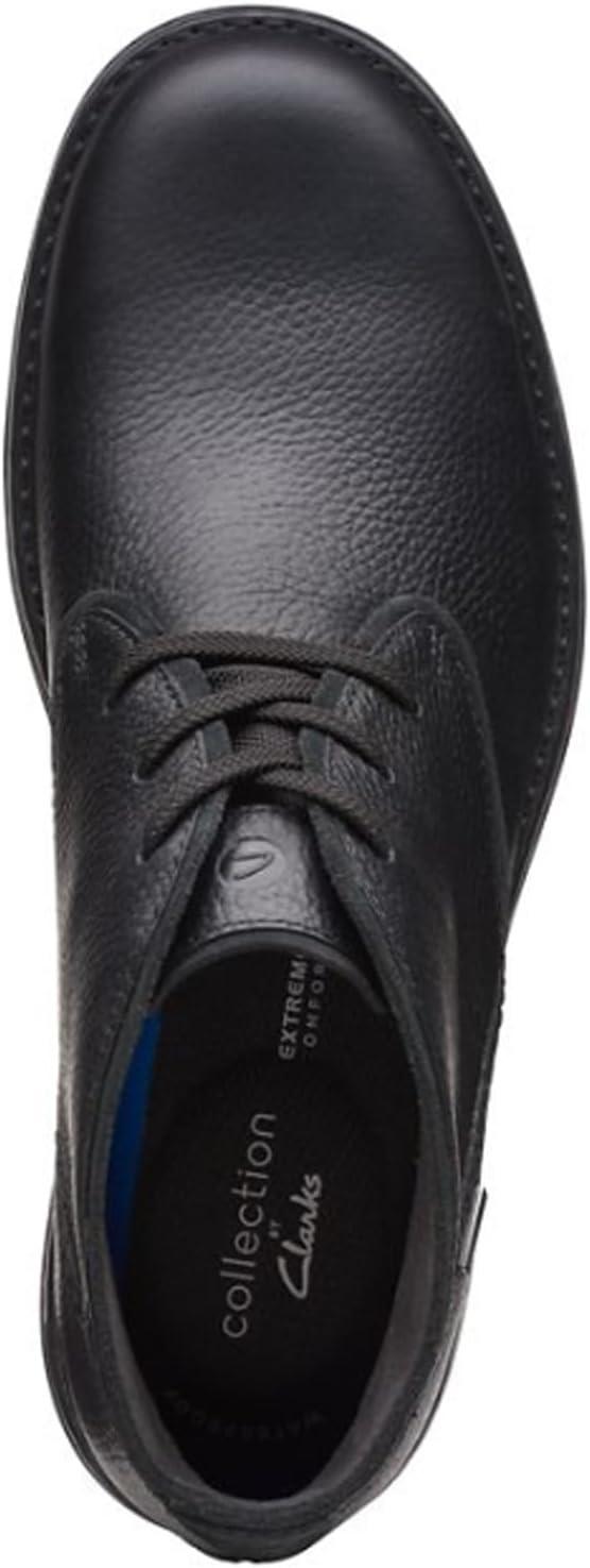 imageClarks Mens Morris Peak WaterproofBlack Tumbled Leather