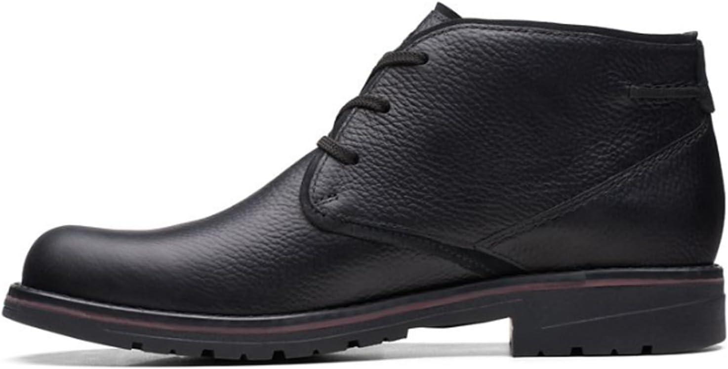 imageClarks Mens Morris Peak WaterproofBlack Tumbled Leather