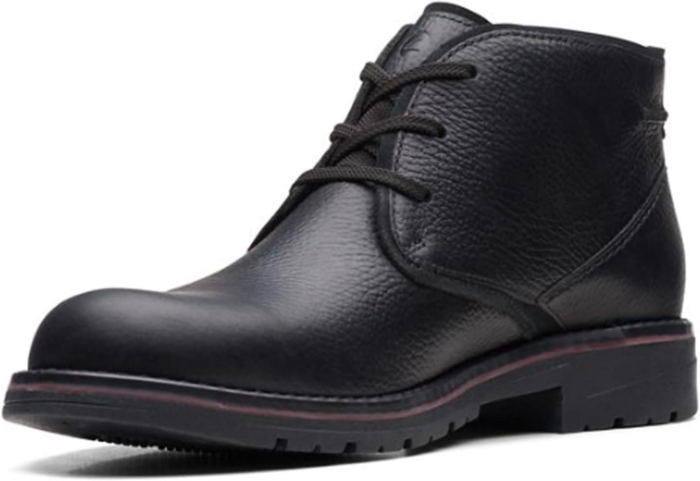 imageClarks Mens Morris Peak WaterproofBlack Tumbled Leather