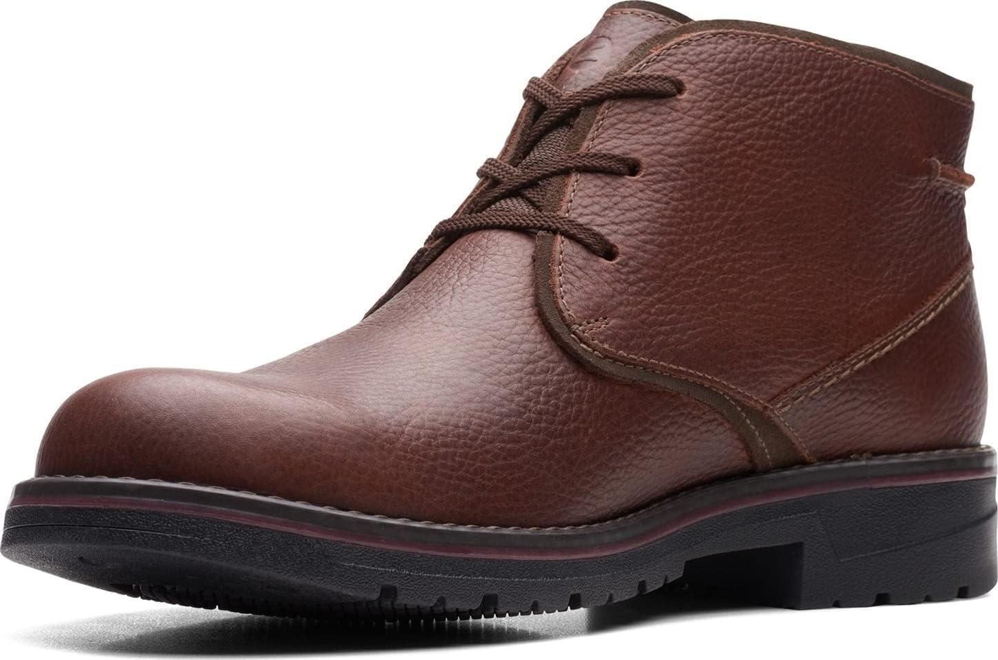 imageClarks Mens Morris Peak WaterproofBrown Tumbled Leather