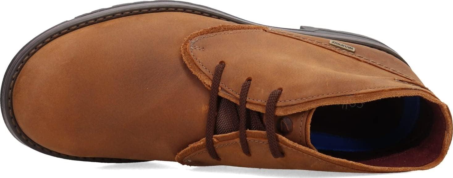 imageClarks Mens Morris Peak WaterproofDark Tan Leather