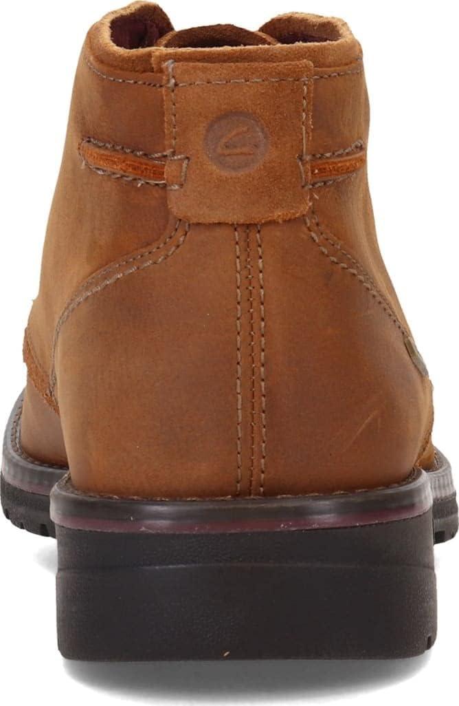 imageClarks Mens Morris Peak WaterproofDark Tan Leather