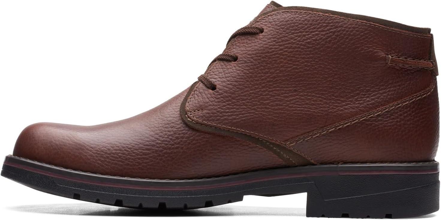 imageClarks Mens Morris Peak WaterproofDark Tan Leather