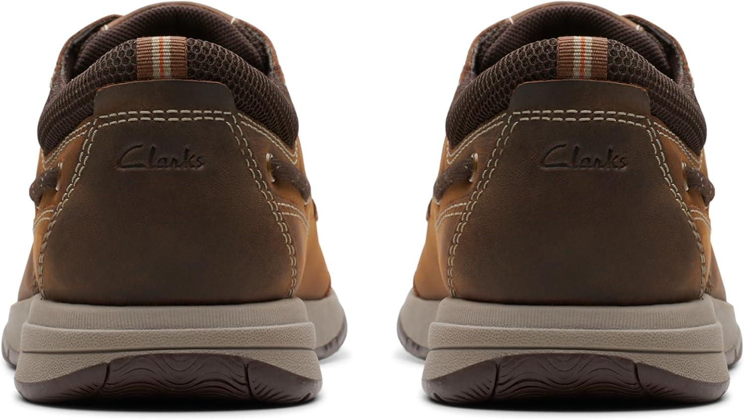 imageClarks Mens Sailview Lace LoafersBeeswax Leather