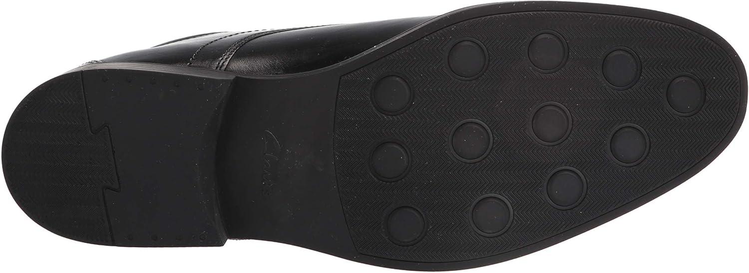 imageClarks Mens Whiddon Plain Toe OxfordBlack Leather