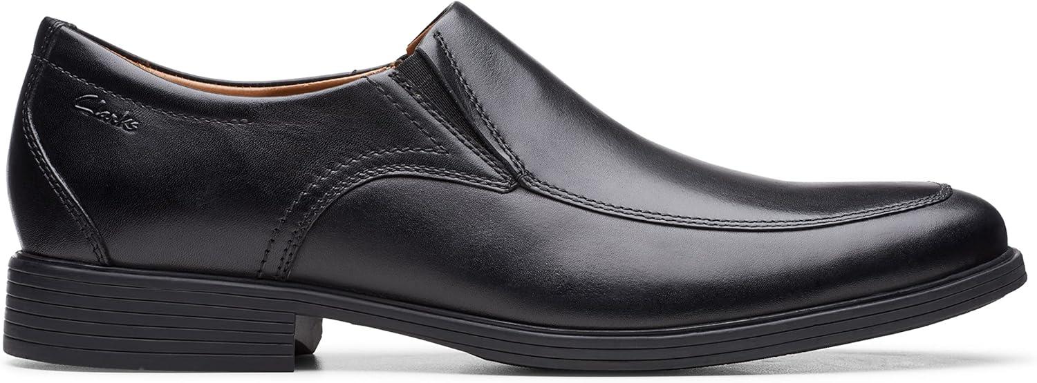 imageClarks Mens Whiddon Step LoaferBlack Leather