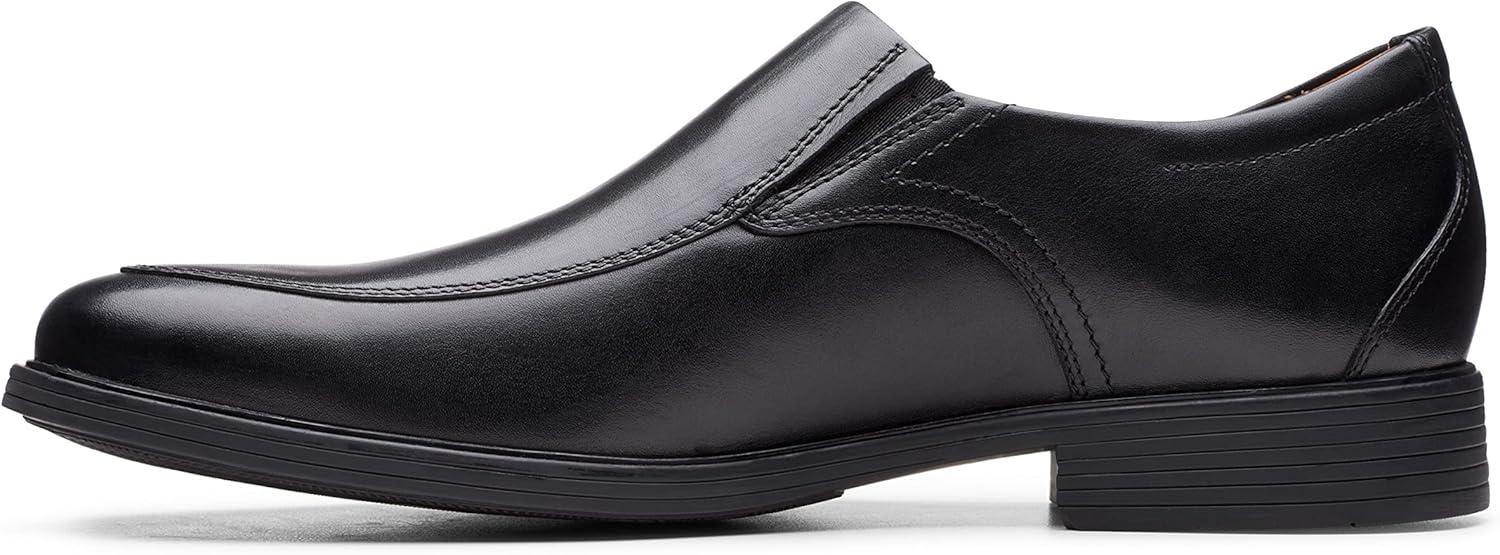imageClarks Mens Whiddon Step LoaferBlack Leather