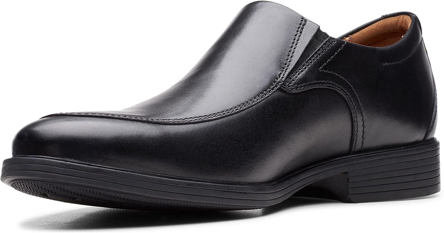 imageClarks Mens Whiddon Step LoaferBlack Leather