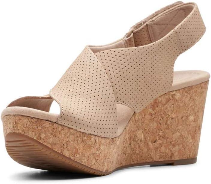 imageClarks Womens Annadel Eirwyn Wedge SandalSand Suede