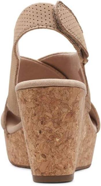 imageClarks Womens Annadel Eirwyn Wedge SandalSand Suede