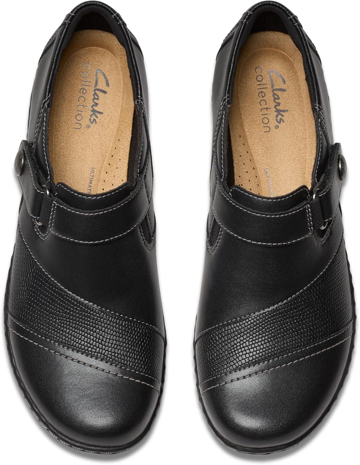 imageClarks Womens Ashland GemBlack Leather