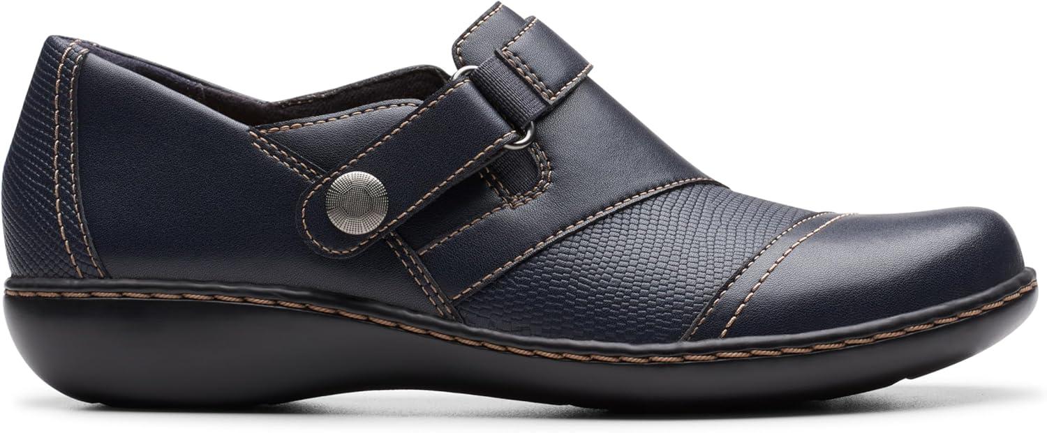 imageClarks Womens Ashland GemNavy Leather