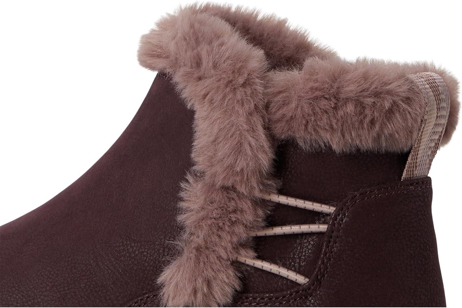 imageClarks Womens Breeze Fur Ankle BootsMerlot