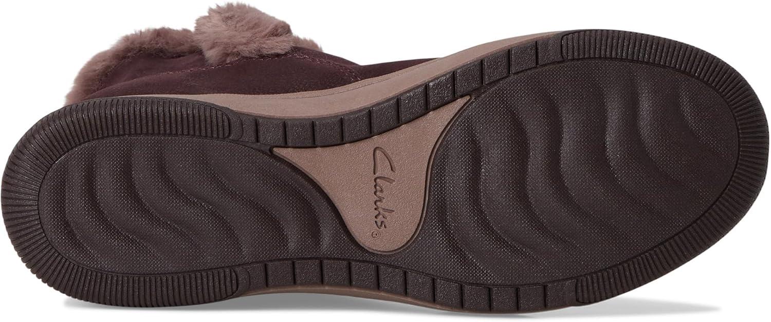 imageClarks Womens Breeze Fur Ankle BootsMerlot
