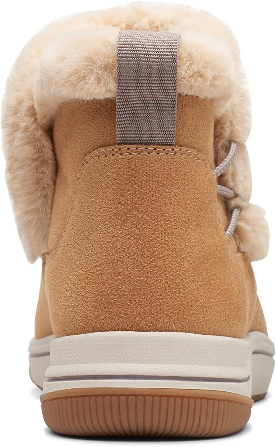 imageClarks Womens Breeze Fur Ankle BootsTan