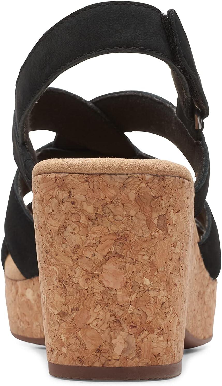imageClarks Womens Giselle BeachBlack Nubuck
