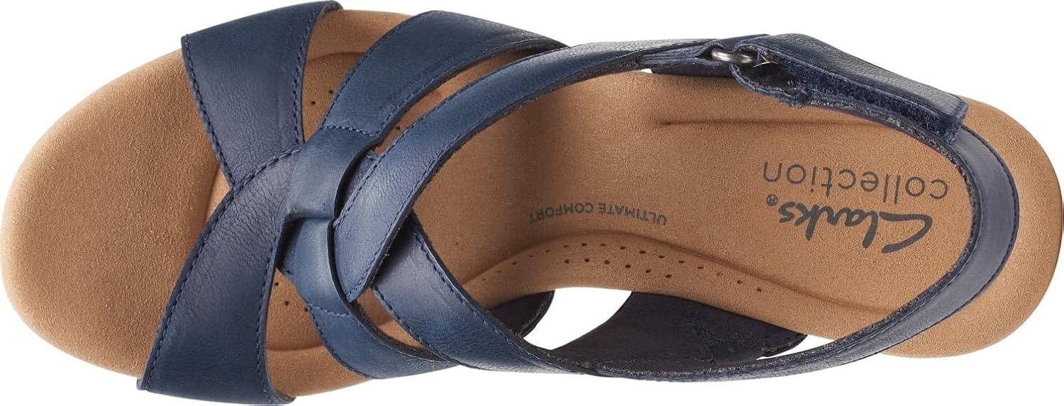 imageClarks Womens Giselle BeachNavy Leather