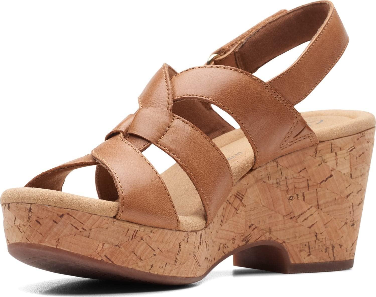 imageClarks Womens Giselle BeachTan Leather