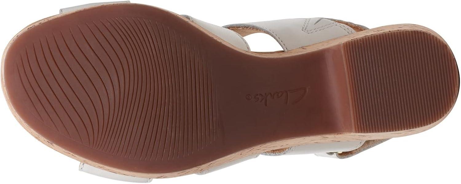 imageClarks Womens Giselle BeachWhite Leather