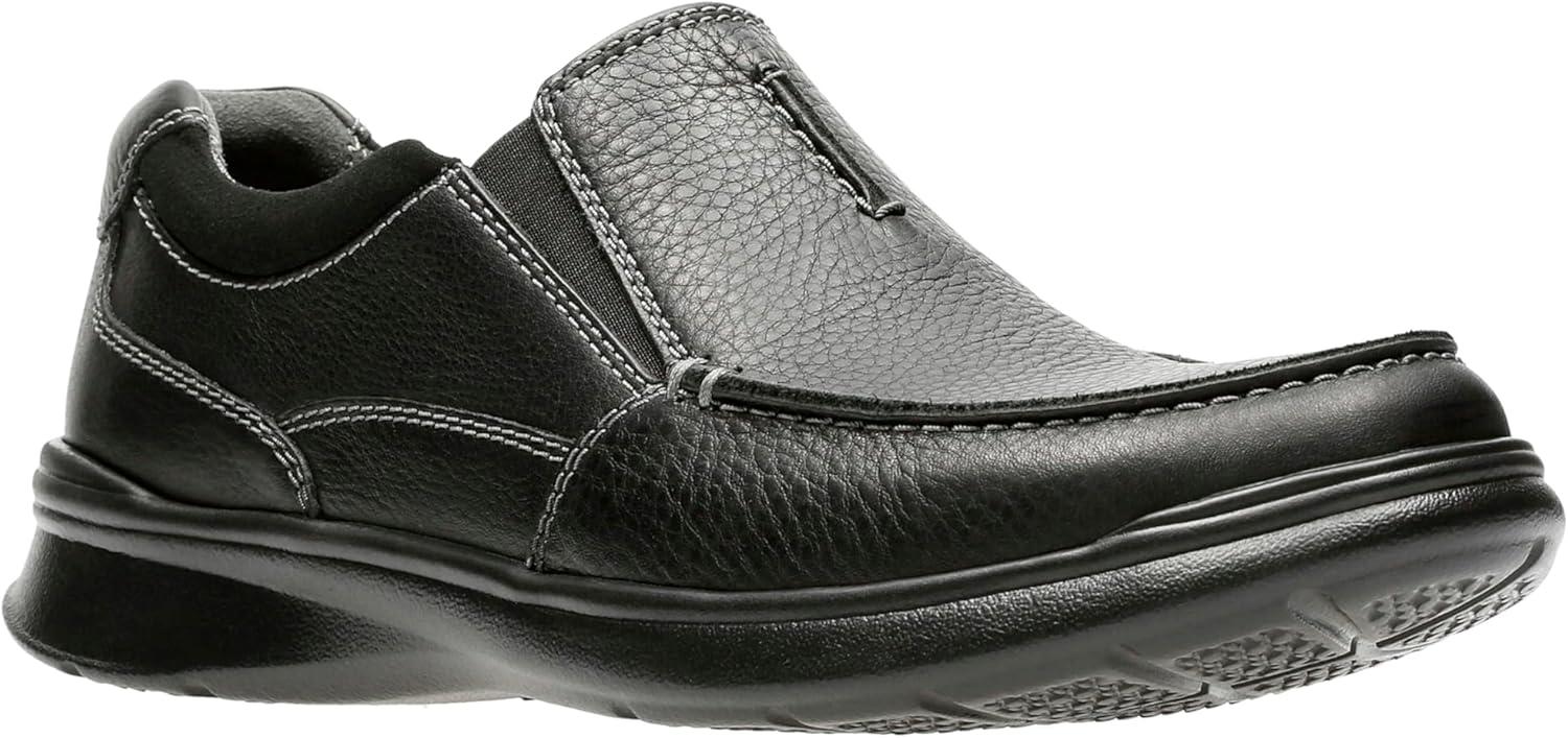 imageClarks mens Un Abode StrapBlack Oily Leather
