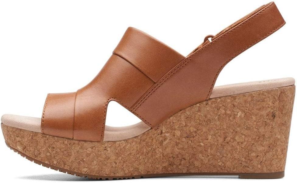 imageClarks womens Annadel IvoryWedge SandalBrown Tan