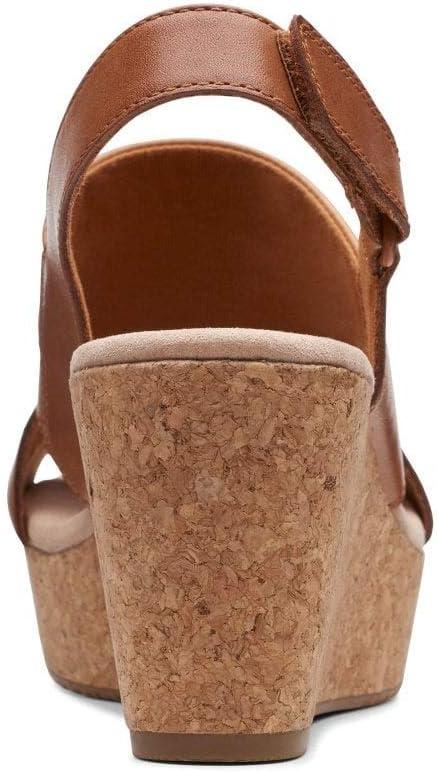 imageClarks womens Annadel IvoryWedge SandalBrown Tan
