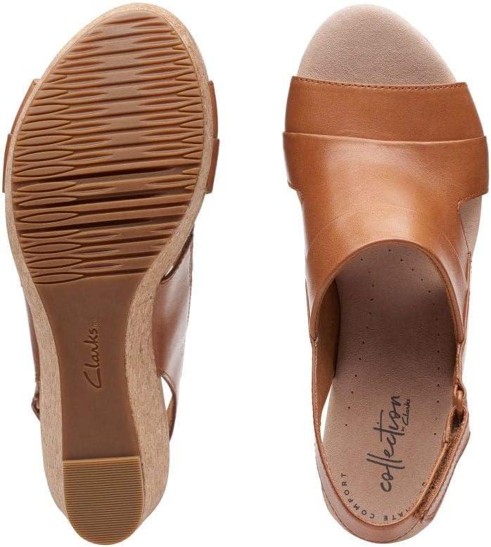 imageClarks womens Annadel IvoryWedge SandalBrown Tan