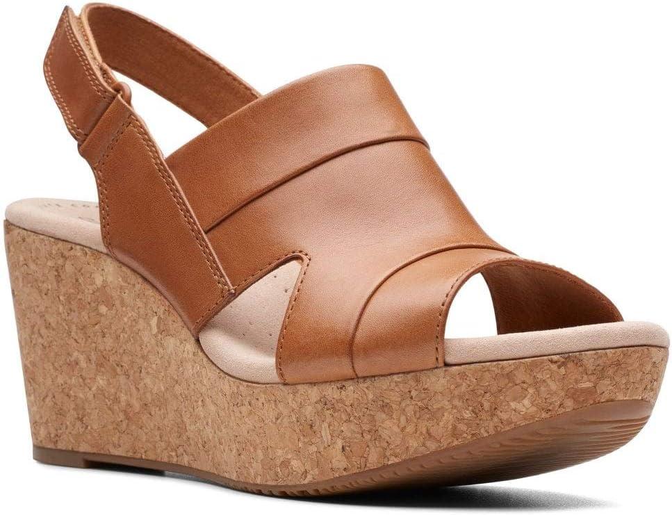 imageClarks womens Annadel IvoryWedge SandalBrown Tan