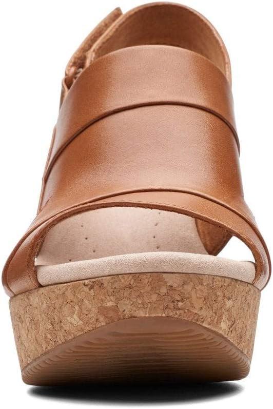 imageClarks womens Annadel IvoryWedge SandalBrown Tan