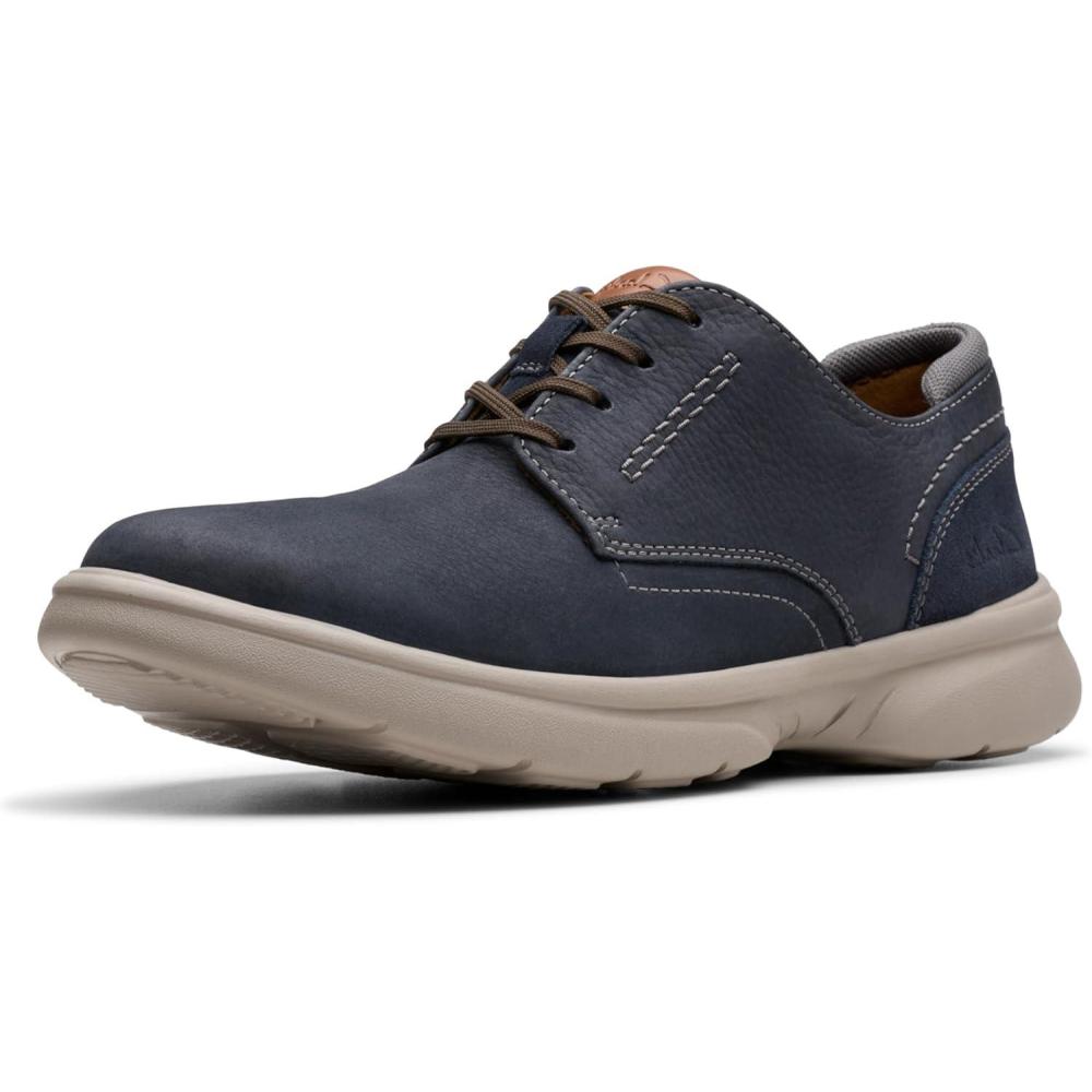imageClarks Mens Bradley PlainNavy Nubuck