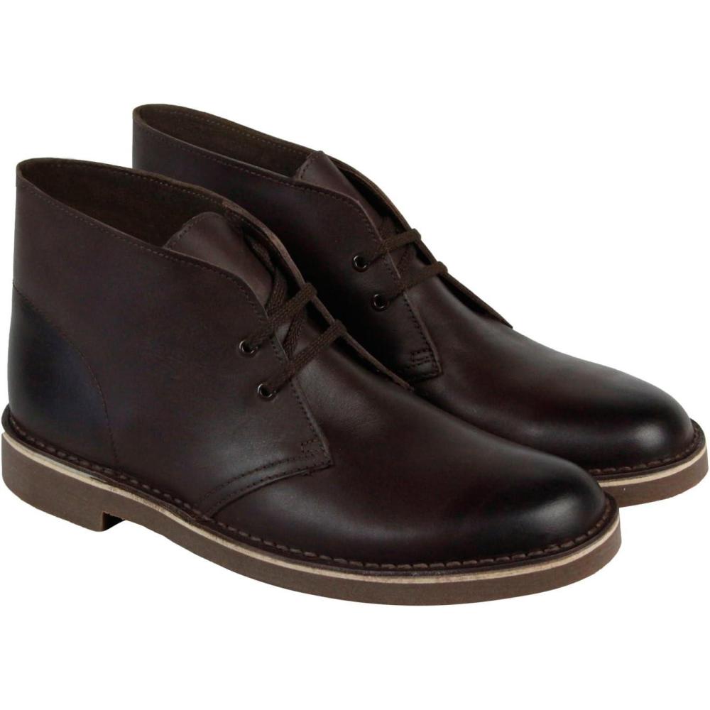 imageClarks Mens Bushacre 2 Chukka BootDark Brown Leather