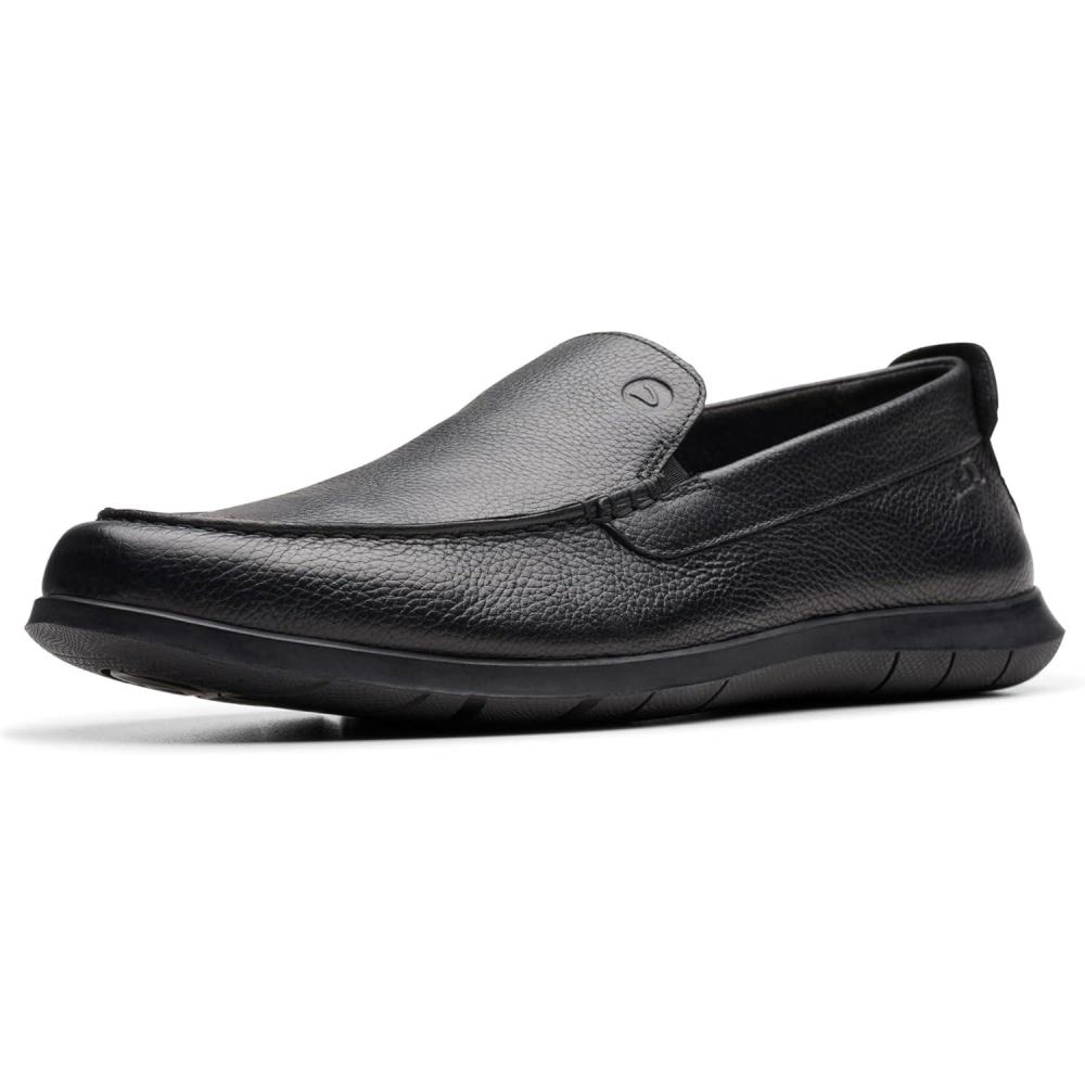 imageClarks Mens Flexway StepBlack Leather